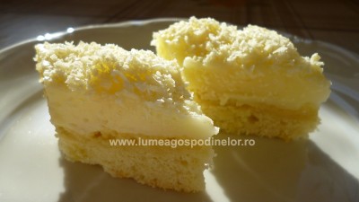 prajitura cu crema de lamaie